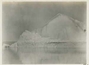 Image: Iceberg showing pressure of the pack off Anoritok